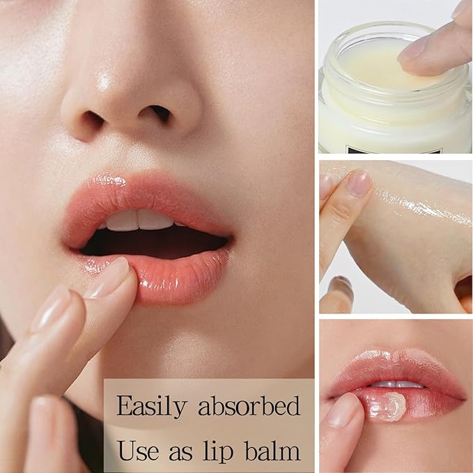 Lip Sleeping Mask - Lip Balm Hydrating - Lip Mask Overnight - Lip Butter Balm - Lip Moisturizer for Very Dry Lips - Extreme Dry Lips Treatment - Lip Plumper for Women - Lip Filler Lip Collagen