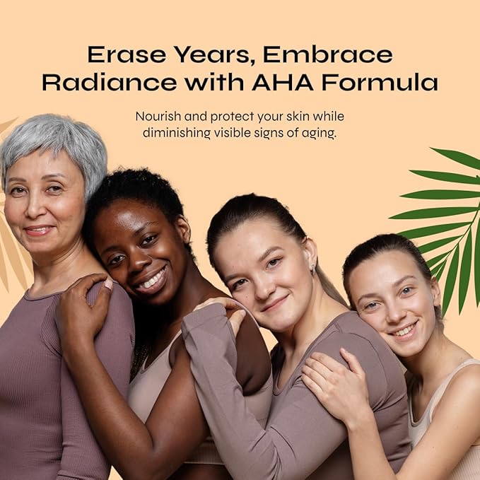 A-Cute Derm Ultra 10 AHA Anti-Aging Lotion for Exfoliation Simple and Effective for Face and Body (4 OZ)