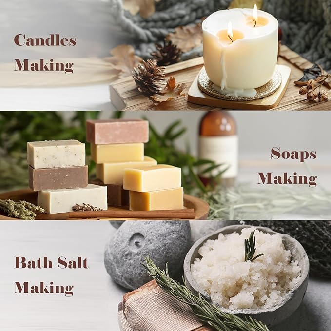 AmaKane Fragrance Oils, Hotel Home Collection Diffuser Oil, Fragrance Oil for Candle Making, Soap Scents for Making Soap, Essential Oils Set 6x10ml, Luxury Night, White Tea&Thyme, Jasmine&Sandal, More