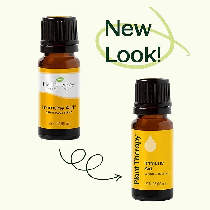 Plant Therapy Immune Aid Essential Oil Blend 10 mL (1/3 oz) 100% Pure, Undiluted, Therapeutic Grade