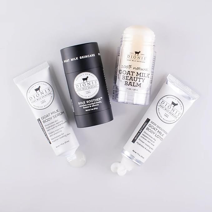 Dionis Head to Toe Hydration Kit For All Skin Types - Beauty Balm, Body Lotion, Body Serum, and Sole Soother For Smoother and Glowing Skin