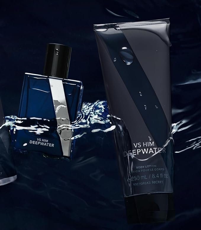 Victoria's Secret VS Him Deepwater Men's Cologne Body Lotion (8.4 oz)