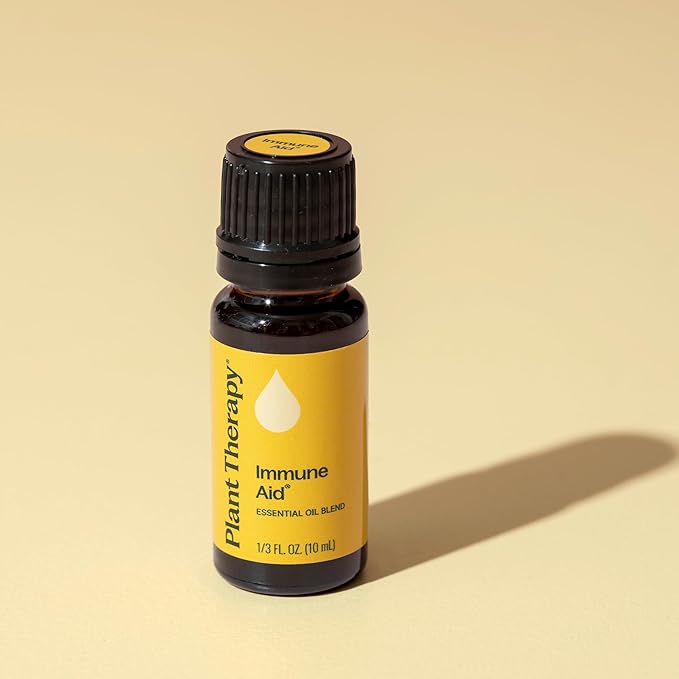 Plant Therapy Immune Aid Essential Oil Blend 10 mL (1/3 oz) 100% Pure, Undiluted, Therapeutic Grade