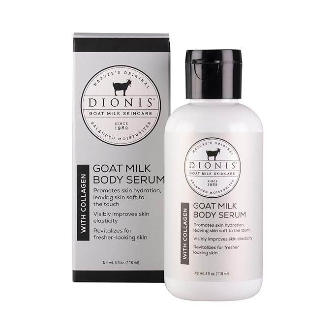 Dionis Goat Milk Skincare Collagen Body Serum, 4oz - Serum With Collagen, Soft and Vibrant Skin, Dermatologist Tested