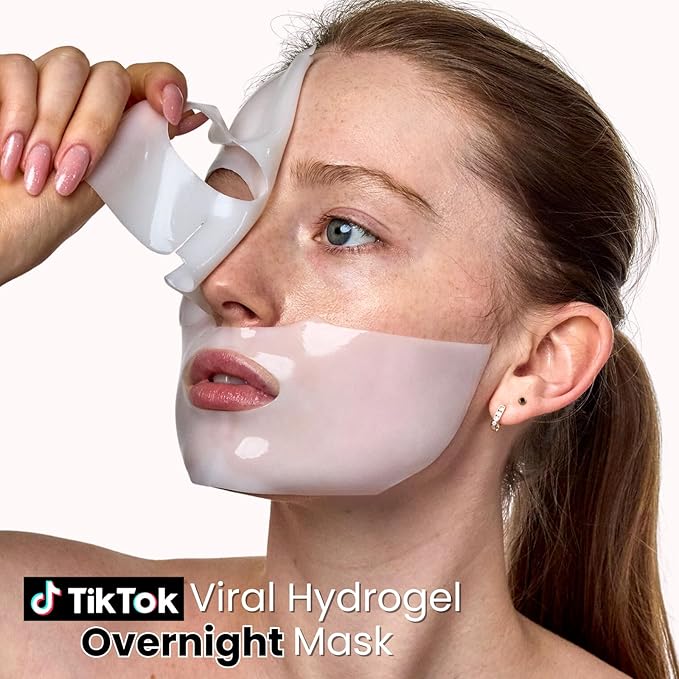 masque BAR Deep Collagen Glow Mask with Hyaluronic Acid |Tiktok Trending Rapid Absorbing Face Mask for Deep Hydration, Elasticity, and Pore Minimizing| Fragrance Free Korean Skincare-6pk