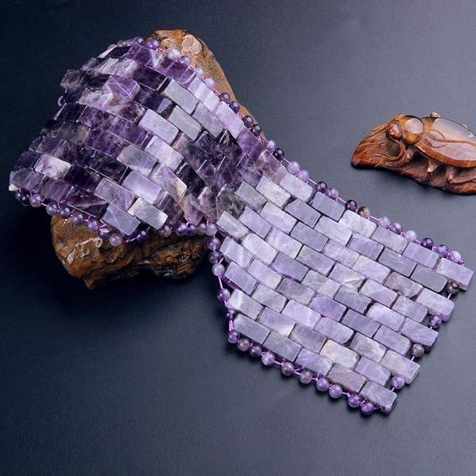 Natural Gemstone Jade Sleep Mask, Amethyst Eye Mask, Anti-Aging Hot or Cold Using Stone Eye Mask