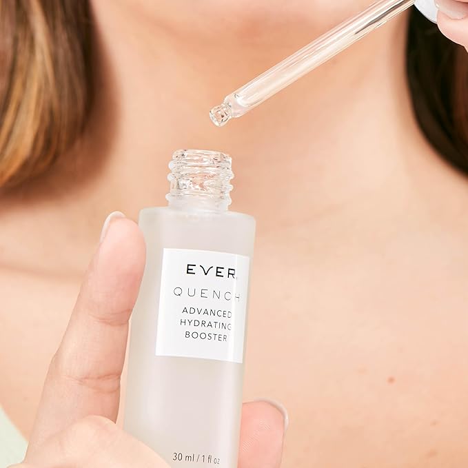 EVER Advanced Hydrating Serum - Hyaluronic Acid Serum for Face, Peptides Face Serum, Hydrating Serum for Women, Anti-Aging Moisturizing Serum, Reduces Fine Lines and Wrinkles, 1 fl oz