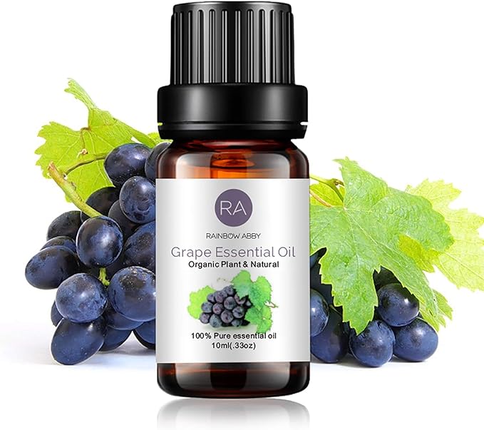 Grape Essential Oil 100% Pure Oganic Plant Natrual Flower Essential Oil for Diffuser Message Skin Care - 10ML