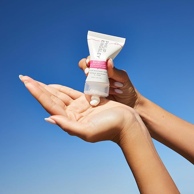 PHILIP KINGSLEY Swimcap Water-Resistant Mask; Hair Protectant for Swimmers, Sunbathers and Summer Lovers, Protects and Shields Hair from Chlorinated Pool and Salt Water, 40ml