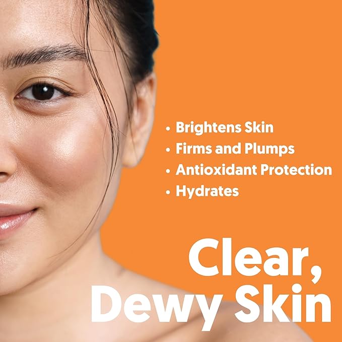 By Nature Hydrating Face Masks with Vitamin C + Collagen, Made From Bamboo Fiber from New Zealand (4 Pack)