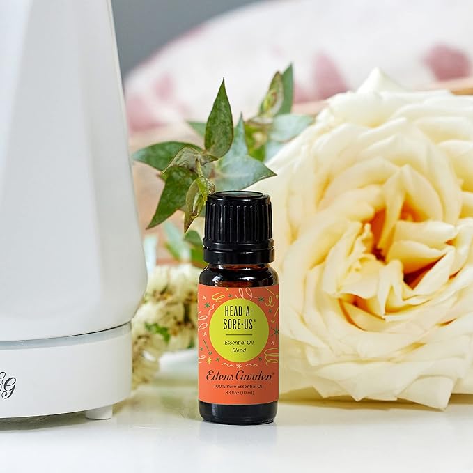 Edens Garden Head-A-Sore-Us Essential Oil Blend- 100% Pure Premium Grade, Undiluted, Natural, Therapeutic, Aromatherapy, The Best for Skin, Humidifiers, Kid Safe 30 ml (1 fl oz)