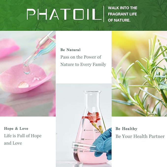 Australian Tea Tree 1.01fl.oz Essential Oil, PHATOIL Pure Aromatherapy Oils for Diffuser, Humidifier, Perfect for DIY Soap, Candle, Bath Bombs Making(30ml)