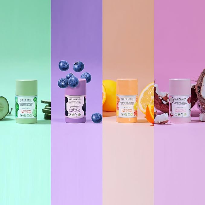 Cucumber Solid Eye Contour Serum Stick | Cooling Eye Serum Stick | Vegan & Cruelty Free Eye Serum Stick | 99% Natural Eye Serum Stick | 1.06 oz