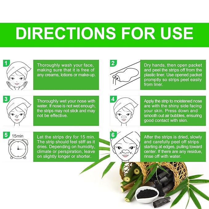 Blackhead Remover Strips,Remover Pore Strips (80pcs),Deep Cleansing Nose Strips,Removes Blackheads and Unclogs Pores,Tightens Pores, Blackhead Remover Strips For Women and Men