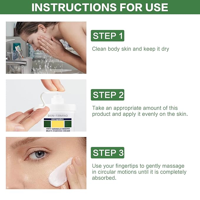 Advanced Firming & Wrinkle-Reducing Cream -Skin Firming Rejuvenating Cream, Skin Firming Rejuvenating Serum Deep Hydration, Skin Firming Rejuvenation for All Skin Types (1.76 Fl Oz, 1PCS)