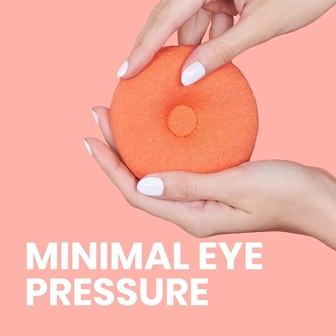 Manta Microwave Warm Sleep Mask - Dry Eye, Sinus & Migraine Relief Zero Pressure Moist Heat Mask for Puffy Eyes, Irritation, Strain Therapy