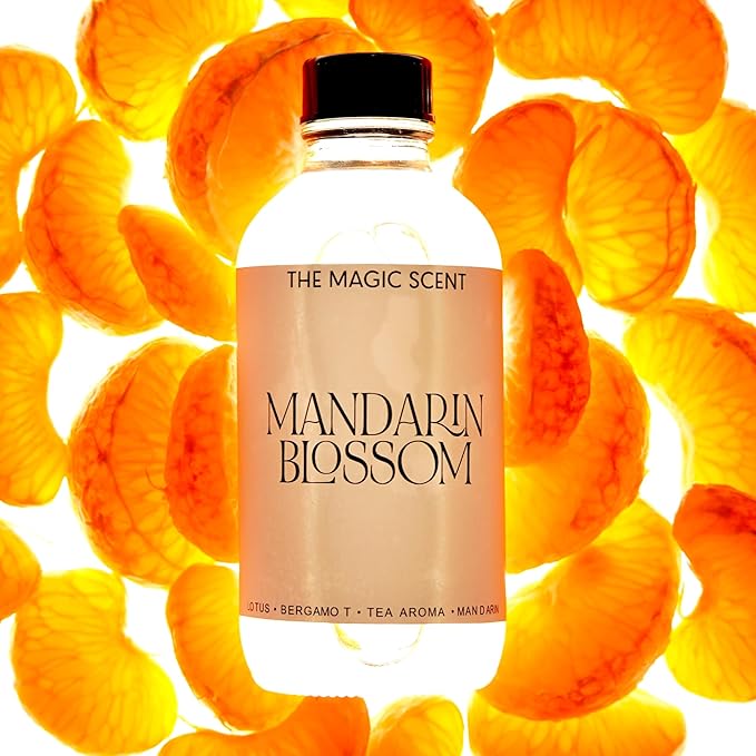 Mandarin Blossom Oils for Diffuser - HVAC, Cold-Air, & Ultrasonic Diffuser Oil, HVAC scents Inspired by St. Regis Hotel, Maldives - Essential Oils for Aromatherapy - 8.5 fl oz, 250 mL
