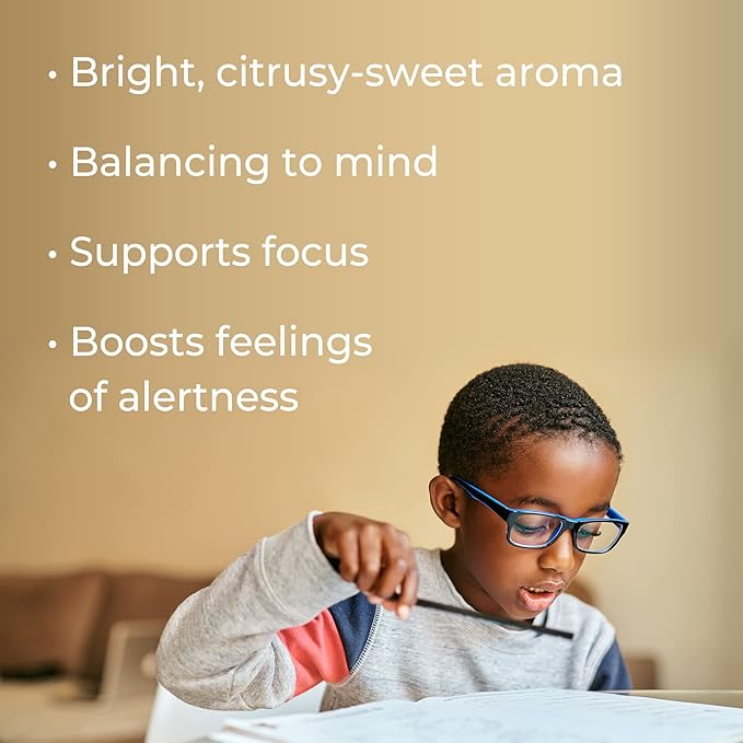 Plant Therapy Hocus Focus KidSafe Essential Oil Blend Pre-Diluted Roll-On 10 mL (1/3 oz) Pure, Therapeutic Grade - Kids Blend for Focus