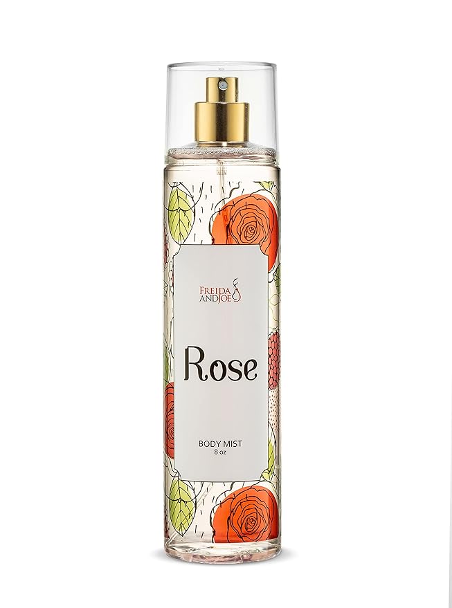 Rose Home Spa Gift 10oz Deep Moisturizing Fragrance Body Lotion & 8 oz. Fine Fragrance Body Mist Set Luxury Self-Care Combo for Women and Girls (Rose) Mother’s Day Gift for Mom