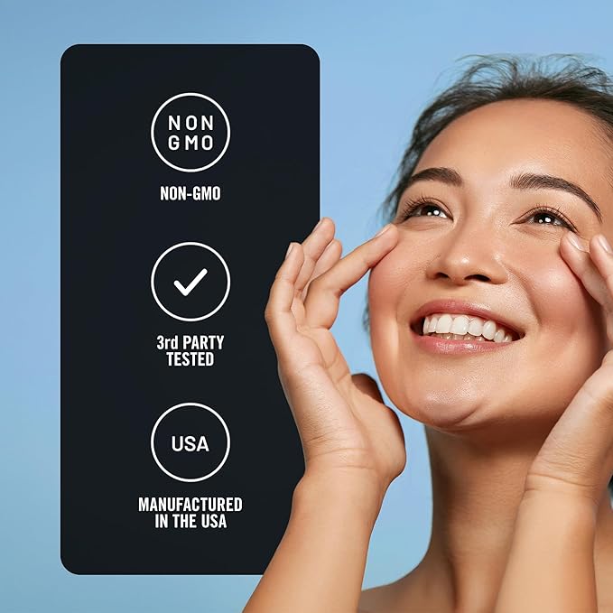 NatureWise Collagen Peptides Powder with Hyaluronic Acid and Vitamin C - Unflavored Collagen Peptides for Women & Men - Type I & III for Hair, Skin & Nails - Sugar, Gluten & Dairy Free - 60 Servings