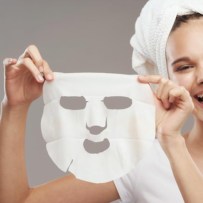 Nu Skin Ultimate Mask Waterfull - Botanical Eucalyptus Microfiber Hydration, Transparent Face Mask | Adhesive Skin Care Mask, Maximum Moisturization, Mask for Soft, Supple Skin (8 masks)