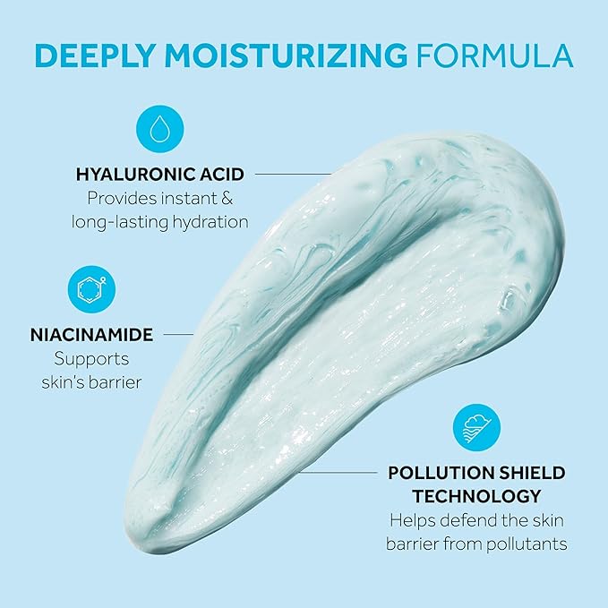 No7 HydraLuminous+ Hydrating Dual Phase Face Mask - Hyaluronic Acid Overnight Face Mask with Vitamin B3 Niacinamide for Skin Barrier Repair & Radiant-Looking Skin (3.5 Fl Oz)