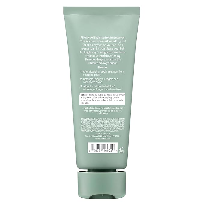 Kristin Ess Softening Deep Conditioning Hair Mask - Hydrate + Detangle, Dry Damaged Hair - 6.7 fl oz