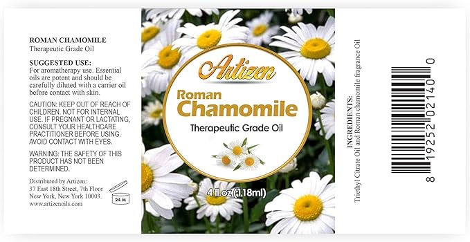 Artizen Roman Chamomile Essential Oil 4oz