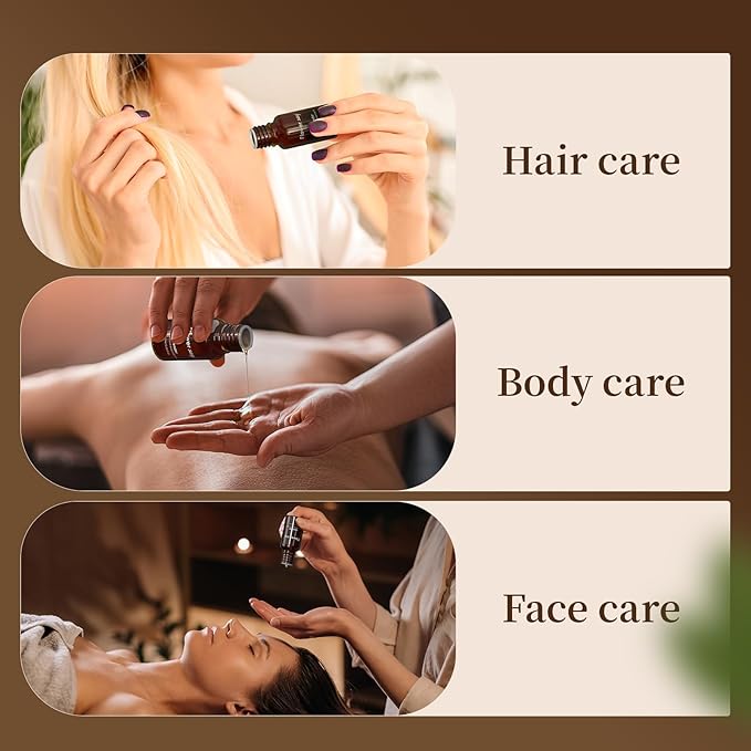 Essential Oils Set – 5 Pack – 100% Pure Aromatherapy Oils for Diffuser, Humidifier, Massage & Skin – Includes Lavender, Peppermint, Eucalyptus, Lemongrass, Orange – Gift Set for Women & Men