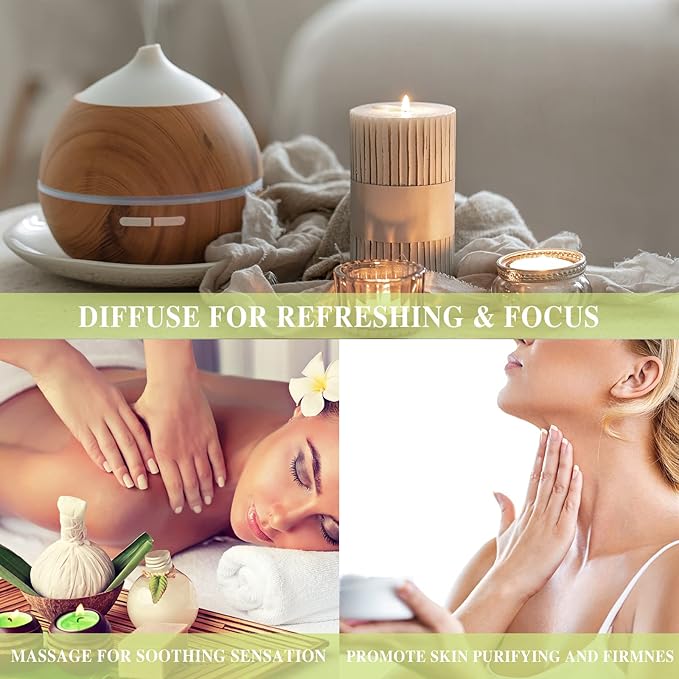 Lemongrass Essential Oil 30ML/1.01FL.OZ, MAYJAM Premium Lemongrass Oil Essential Oils with Glass Dropper, Great for Aromatherapy Diffuser and Candle Soap Making