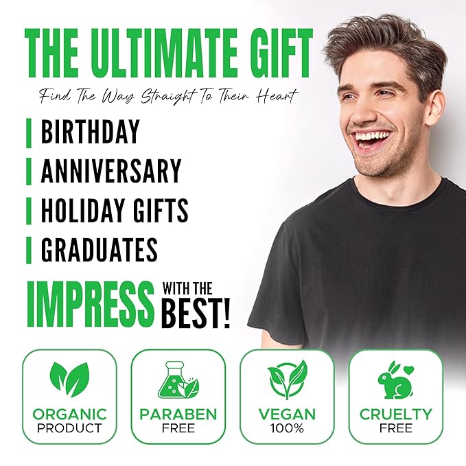 Eucalyptus Spearmint Spa Bath Set. Christmas Mint Bath Gift Basket for Men Women & Couples. Best Spa Basket for Men, Husband, Dad! (XL, Spearmint Eucalyptus)