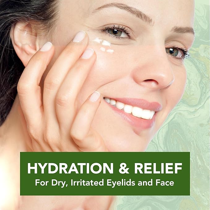 NOVEHA Tea Tree Oil Anti Wrinkle Eye Cream - Eyelid Cream for Dry & Itchy Skin, Scar | Moisturizer Face Cream Treatment - 1.69 Fl. Oz.