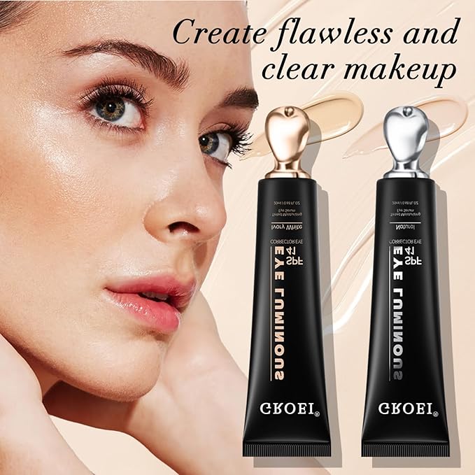 Luminous Eye Corrector Spf 41,Under Eye Corrector For Dark Circles,Undereye Sunscreen & Concealer, Hydrating Serum, Anti Aging Tinted E ye Cream with Peach Undertone (Mix, 40ml)