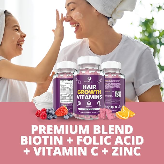 Lactation Supplement with Organic Postnatal Vitamins and Biotin Gummies for Hair Growth, Radiant Skin, Strong Nails, Breast Milk Supply Increase, and Energy Boost for Holistic Postpartum Recovery