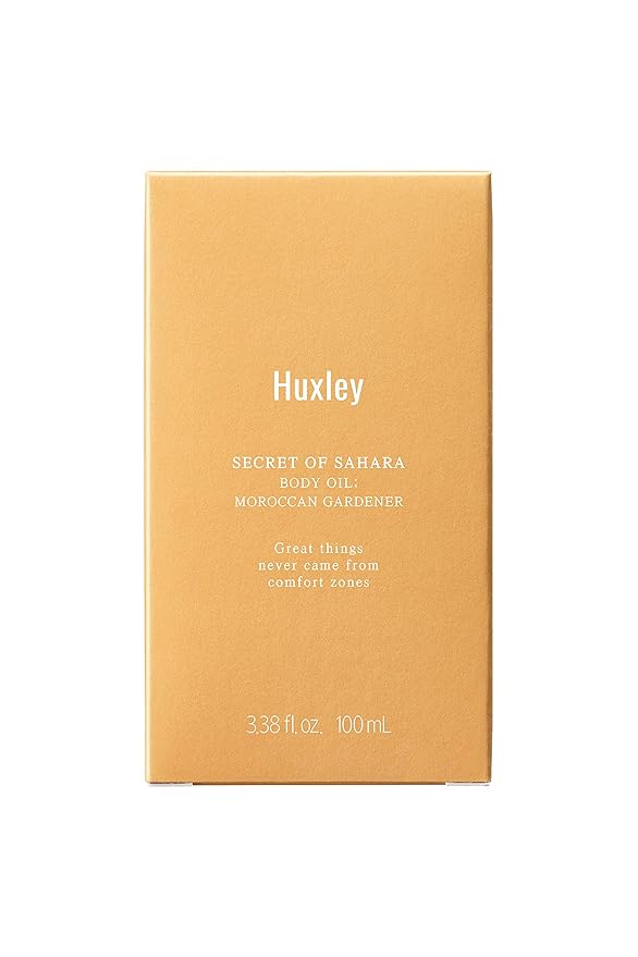 Huxley Secret of Sahara Body Oil Moroccan Gardener 3.38 fl. oz. | Korean Nourishing Body Oil | For Dry Skin