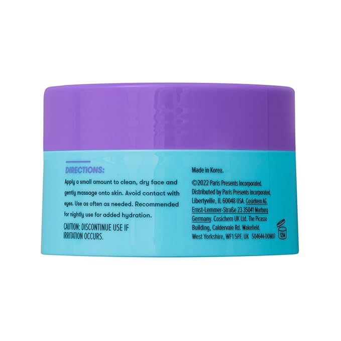 Freeman Rich Cream + Overnight Leave-On, Moisturizing Face Mask, Facial Mask For Dry Skin, Face Cream Infused With Magnesium & Hyaluronic Acid To Hydrate & Soothe Skin, 1.7 fl.oz./ 50 mL Jar