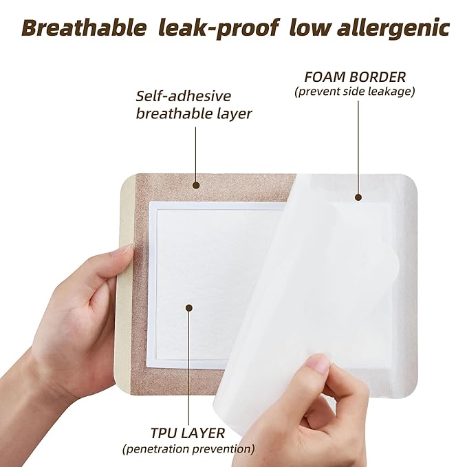 50Pcs Castor Oil Pack Wrap with 16oz castor oil Organic Cold Pressed Unrefined Glass Bottle,Disposable castor Oil Patches for Belly Button,Stomach,Knee,Feet,Entire Body