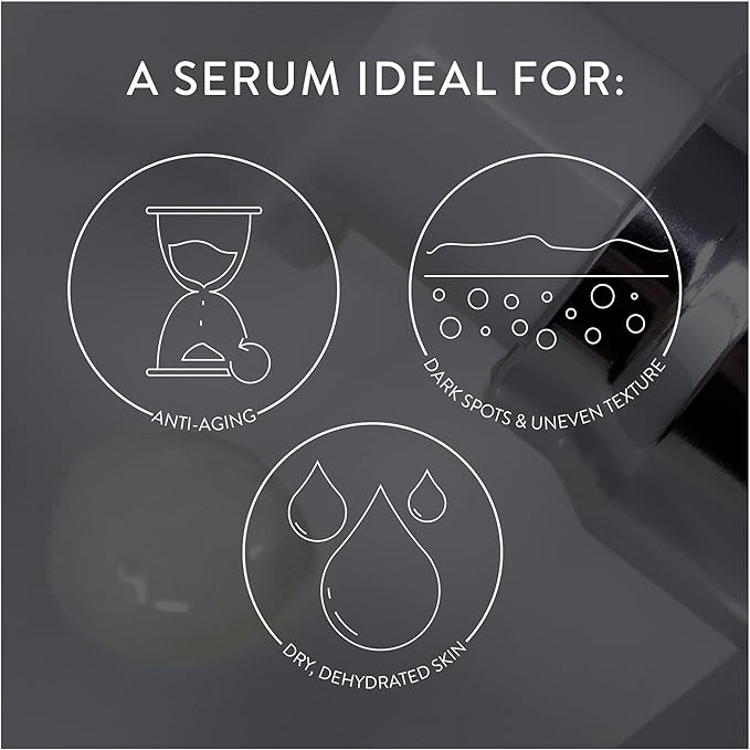 Microderm GLO - Age Defying 0.3% Retinol Serum, Anti-Aging Dark Spot Remover for Face, Fine Lines & Wrinkle Pore Minimizer, with Vitamin E & Natural Botanicals, 1 Oz Bottle