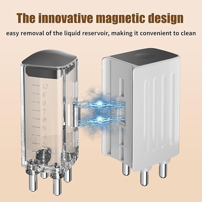 Electric Hair Oil Applicator for Scalp with Massage, Scalp Massager for Scalp Care | Hair Oiling Applicator & Oil Bottles for Healthy Hair | Electric Hair Brush for Healthy Scalp (White)