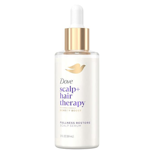 Dove Scalp + Hair Therapy Density Boost Serum Fullness Restore Visibly Thicker Hair In As Soon As 30 Days, Hydrating & Fast-Absorbing, Instantly Relieves Dry Scalp 2 Fl oz