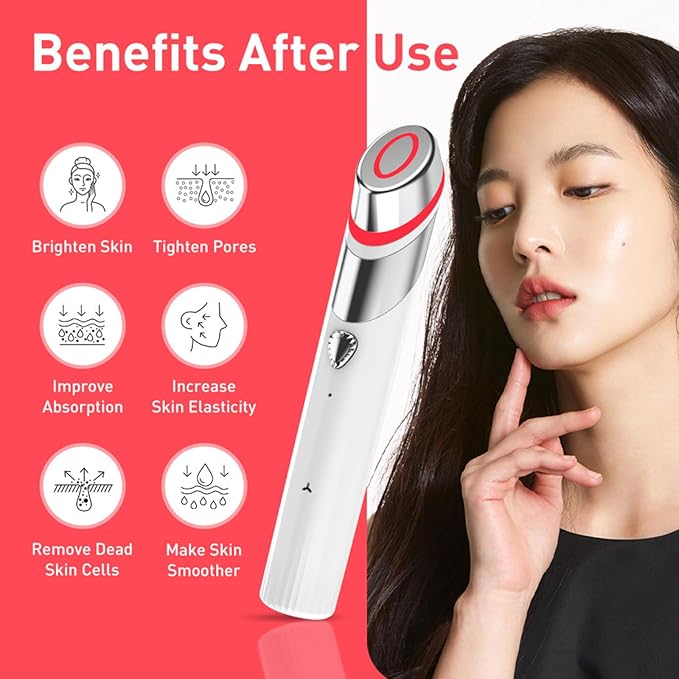 All in One Skin Care Device - Facial Glow Booster for Maximizing and Boosting Skin Care Absorption - Noneedling, Radiance, Elasticity | LED Anti-Wrinkle Device | Skin Care Firming, Toning | Upgraded