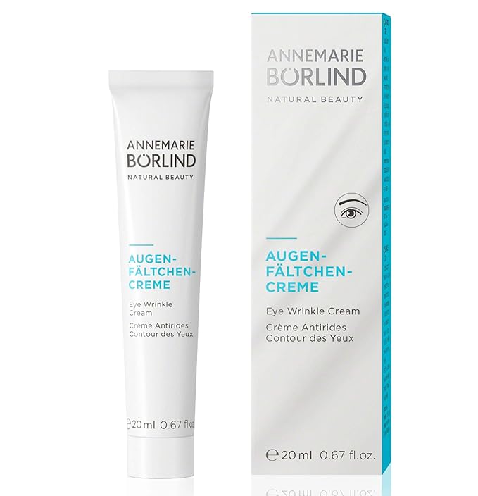 ANNEMARIE BÖRLIND – Eye Wrinkle Cream – Natural Vitamin C + E Anti Aging Eye Cream for Smoothed, Brighter, and Plump Skin With New Elasticity – 0.67 Oz