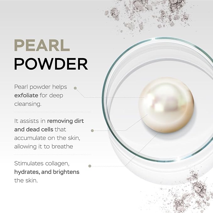 Magnetic Dead Sea Mud Mask for Face & Body, Spa Quality Pore Reducer for Acne, Blackhead & Oily Skin, Facial Mask for Deep Cleansing, Hydration W/Pearl Powder, Natural Oils, Vitamin- 1.7 Fl Oz