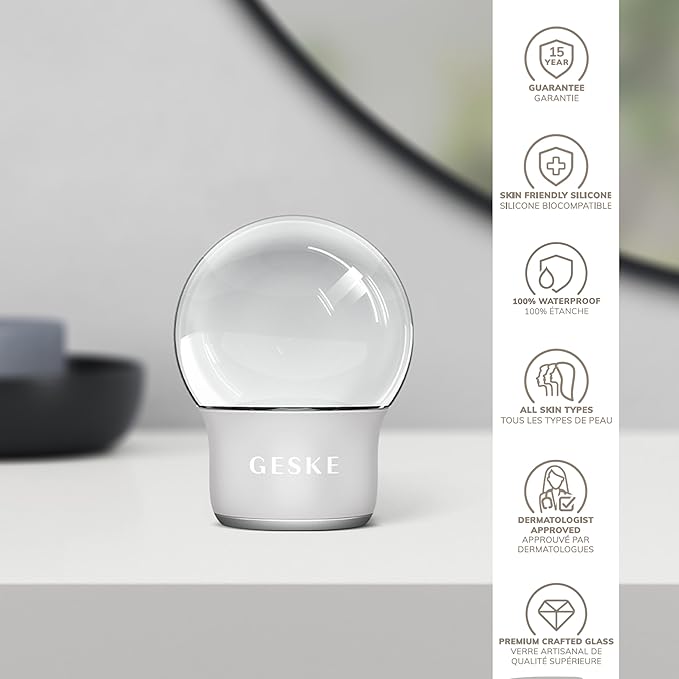 SmartAppGuided™ Cool & Warm Face & Body Massager | 7 in 1 | Multifunctional Massager | Face & Body | Battery-free Cooling & Warming | Firms, Relaxes & De-Puffs Skin | Globular Design