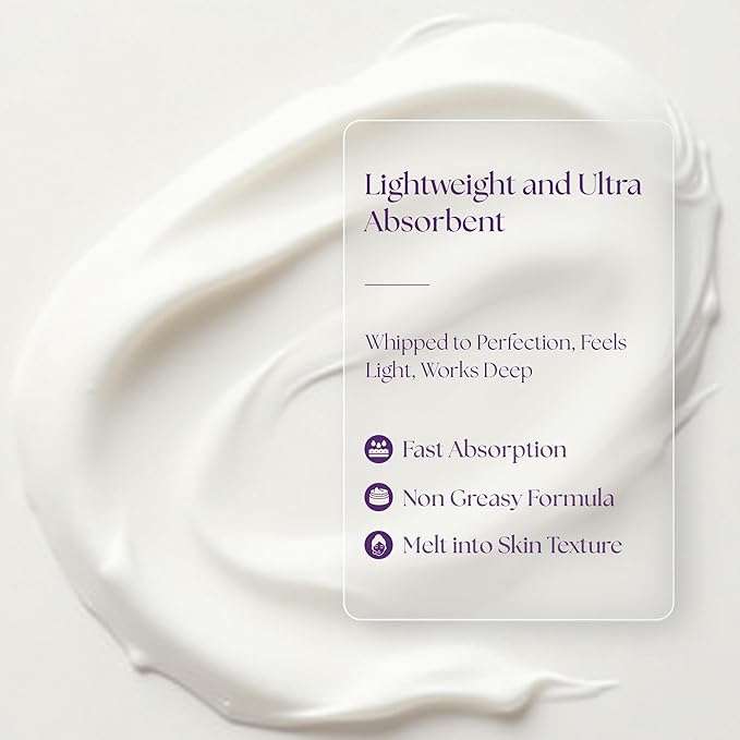 Thick Whipped Body Butter for Women – Moisturizer with Organic Coconut Oil, shea butter & Vitamin E – Silky Hydrating Body Butter for Soft, Smooth Skin - Tortola Sun 8 Oz