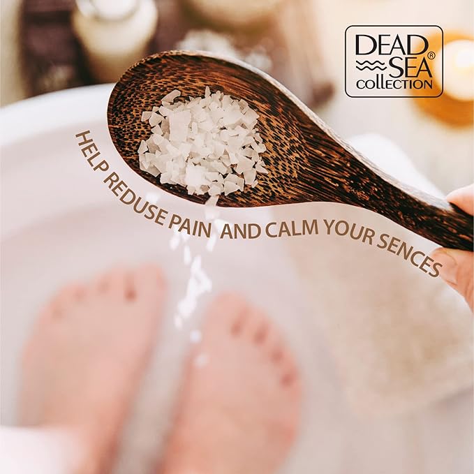 Bundle-Dead Sea Collection Bath Salts Enriched - Argan and Eucalyptus - Natural Salt for Bath - Large 34.2 OZ. - Nourishing Essential Body Care for Soothing and Relaxing Your Skin and Muscle