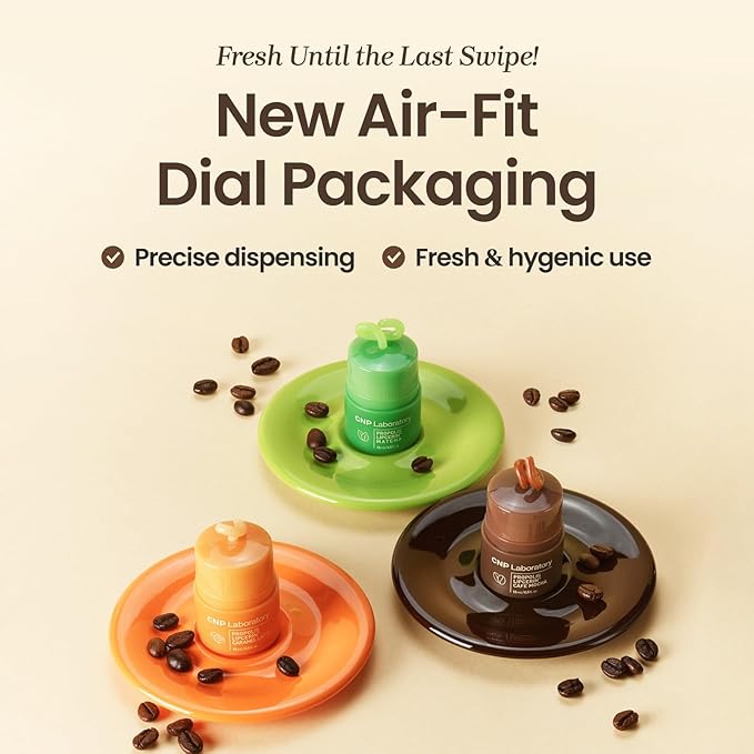 CNP Honey Lip Butter - Propolis Lipcerin™ 06 Caramel Latte, Café Edition, Hydrating Overnight Manuka Lip Balm & Mask, 12hrs Long-lasting Moisture, Gifts for Women, Korean Skin Care, 0.5 fl.oz.