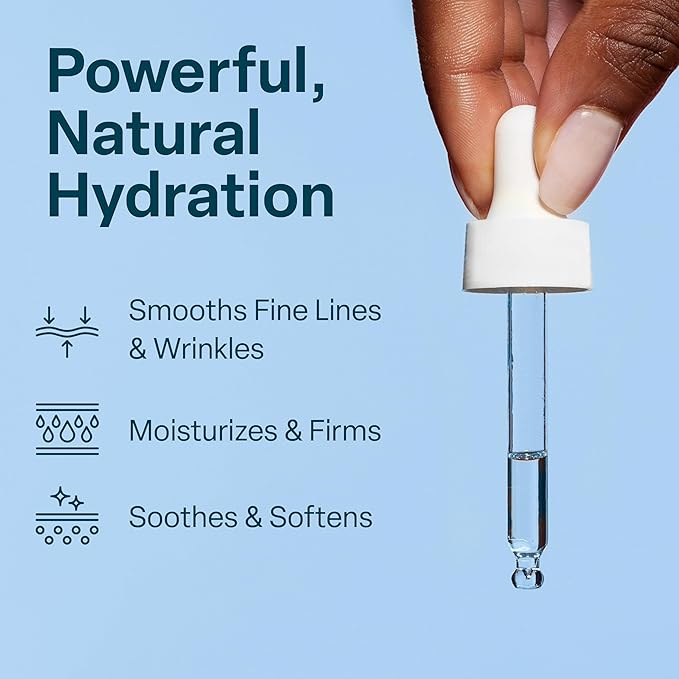 QRxLabs Pure Plant-Based Squalane Oil with Vitamin E (2 oz) - Organic ECOCERT/USDA Certified Squalane from Sugarcane - Moisturizer for Face, Body, Skin & Hair