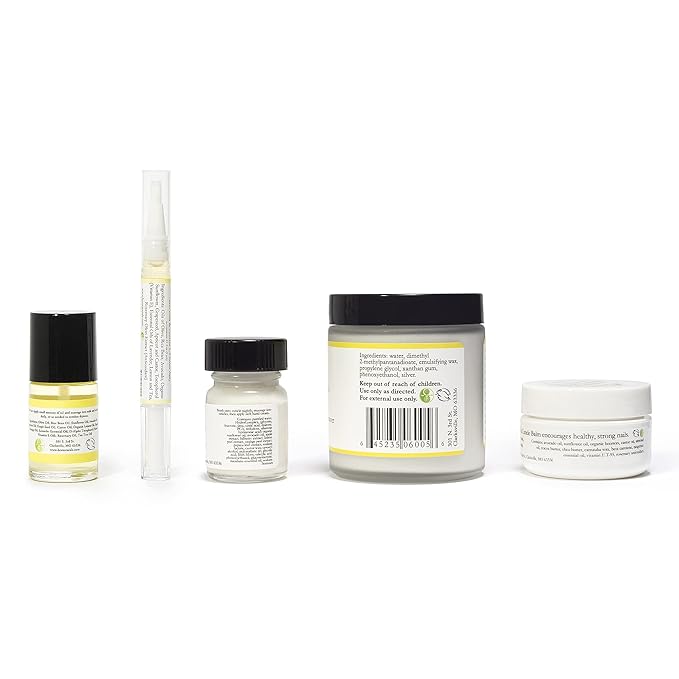 Natural Nail Care Kit - Natural & Non-Toxic Nail and Cuticle Care Set with Vitamin E - Softens & Protects - Ideal Gift for Repairing Cuticles and Nails Bee Naturals.