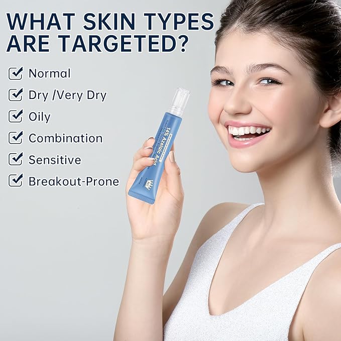 14% Azelaic Acid Acne Cream, 2PCS Azelaic Acid Serum with Hyaluronic Acid, Niacinamide & Squalane, Reduce Acne, Pore Refining & Oil Control, Face Moisturizer for All Skin Types